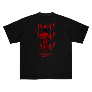 Camiseta Oversized Premium | Baki Hanma - '' O CAMPEÃO''