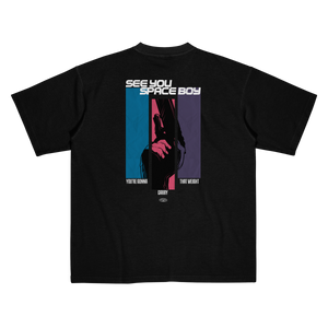 Camiseta Oversized Premium | Cowboy Bebop - '' ATÉ BREVE''