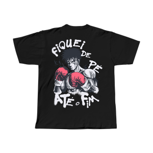 Camiseta Tradicional Premium | Hajime no Ippo - '' FIQUEI DE PÉ''