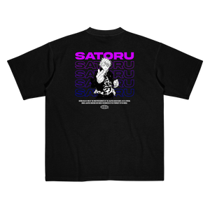 Camiseta Oversized Premium | Satoru Gojo - '' O MAIS FORTE''